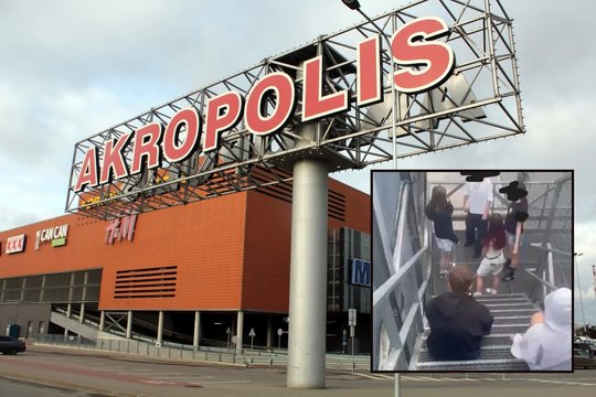 „Akropolio“ atstovai pasiteisino, kodėl Šiauliuose mušant paauglę neįsikišo prekybos centro apsaugininkai