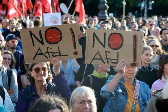 Po AfD pergalės rinkimuose – tūkstantiniai protestai visoje Vokietijoje