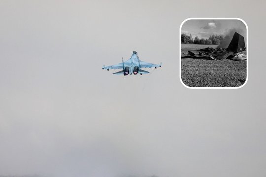 Virš Rusijos – katastrofa ore: susidūrė du „Su-35“ naikintuvai