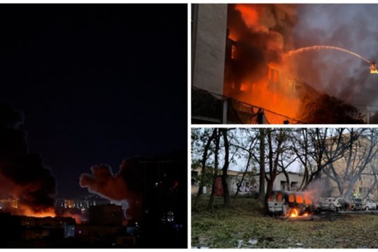 Po kelių dienų pertraukos Kyjive fiksuojami sprogimai: ataka pridarė nemenkų nuostolių