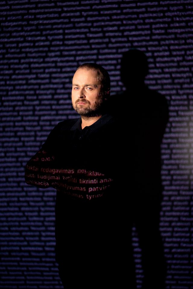 Dovydas Pancerovas, „Redakcijos“ žurnalistas ir laidų vedėjas.<br>G. Bitvinsko nuotr.