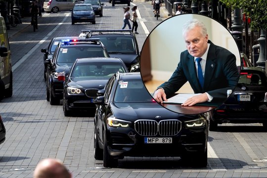 Po kilusių klausimų dėl G. Nausėdos kortežo privilegijų – Vadovybės apsaugos tarnybos išaiškinimas