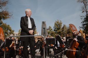V. Kudirkos aikštėje – Lietuvos valstybinio simfoninio orkestro sezono pristatymas po atviru dangumi