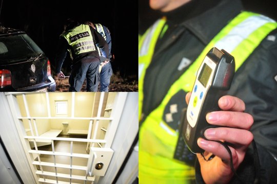 Šalčininkuose apie neva užminuotą parduotuvę pranešęs girtas vyras blaivėsi areštinėje