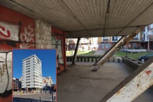 Lenkų statybų eksperimentas žlugo: „pakaruokliu“ pramintas daugiabutis virto milijonine problema