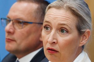 AfD lyderė F. Merzui: rinkėjai aiškiai pasakė, kad jūsų koalicijai atėjo galas