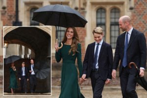 Princo George’o pirmoji diena Itono koledže pažėrė staigmenų: Williamo kuriozas sukėlė juoką