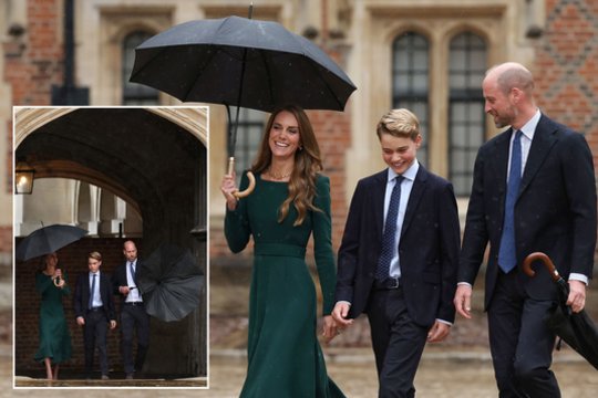 Princo George’o pirmoji diena Itono koledže pažėrė staigmenų: Williamo kuriozas sukėlė juoką