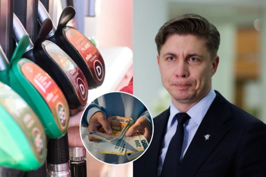 Degalų kainoms kylant – žinia vairuotojams: M. Sinkevičius įvardijo ribą, kada įsikištų Vyriausybė