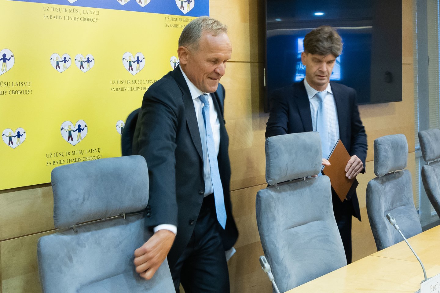 Rimas Jonas Jankūnas ir Ignas Vėgėlė.<br> D. Labučio/ELTA nuotr.