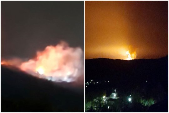 Bulgarija: galima gaisro amunicijos sandėlyje priežastis – diversija
