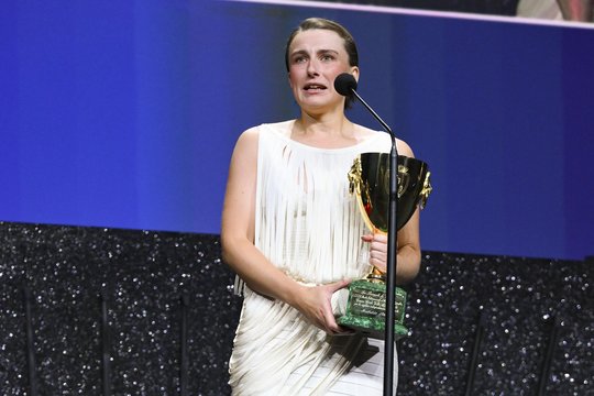 Venecijos kino festivalyje geriausia aktore paskelbta naujokė iš Danijos