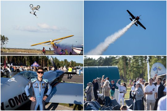 Kai dangus tapo scena: akrobatika, muzika ir tikras šou virš Nidos – AERO NIDA 2026 akimirkos