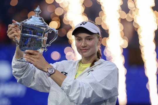 „US Open“ laimėjusi E. Rybakina taps reitingo lydere