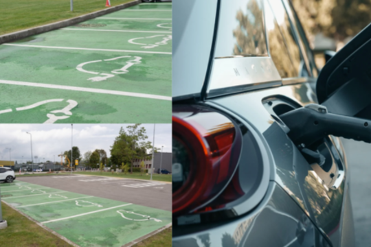 Iš mirties taško nepajuda dvejus metus: vietas elektromobiliams nubraižė, o įkrovimo stotelės nėra