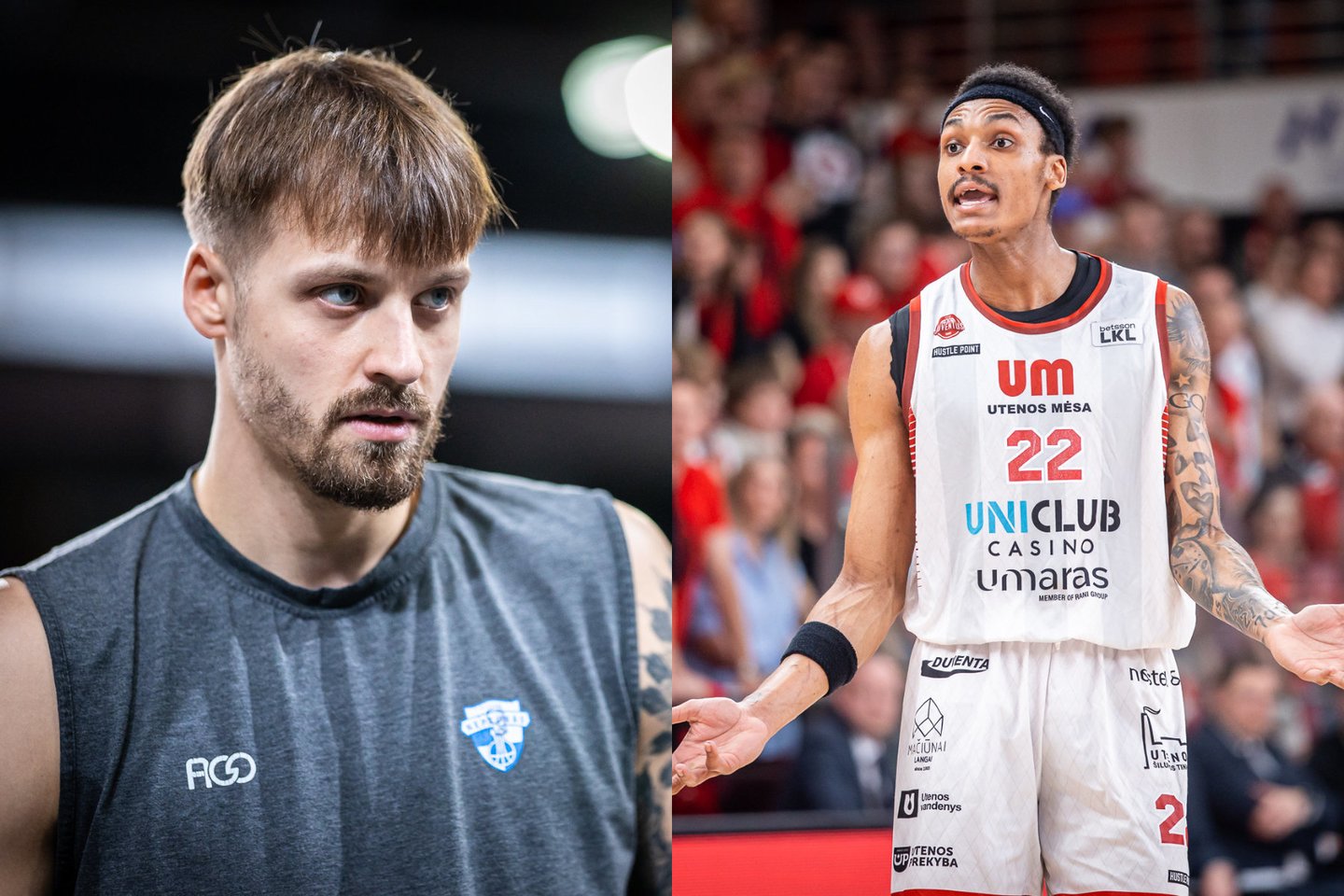 M.Pacevičius ir M.Lewisas.<br>LKL, kurią remia Betsson/R.Lukoševičiaus nuotr.