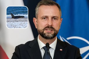 Lenkijos Baltijos jūros pakrantėje rastas įtariamas rusiškas dronas