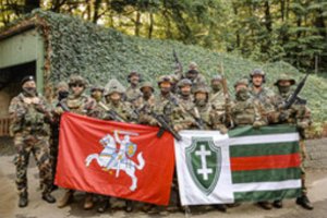 Diasporos šauliai pirmą kartą treniravosi su Danijos nacionaline gvardija
