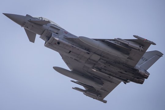 „Eurofighter Typhoon“ – kas tai per lėktuvai, kurie buvo panaudoti drono sunaikinimui
