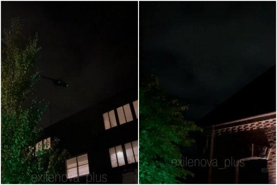 Paskelbus oro pavojų Lietuvoje – vaizdai „Telegram“ kanale