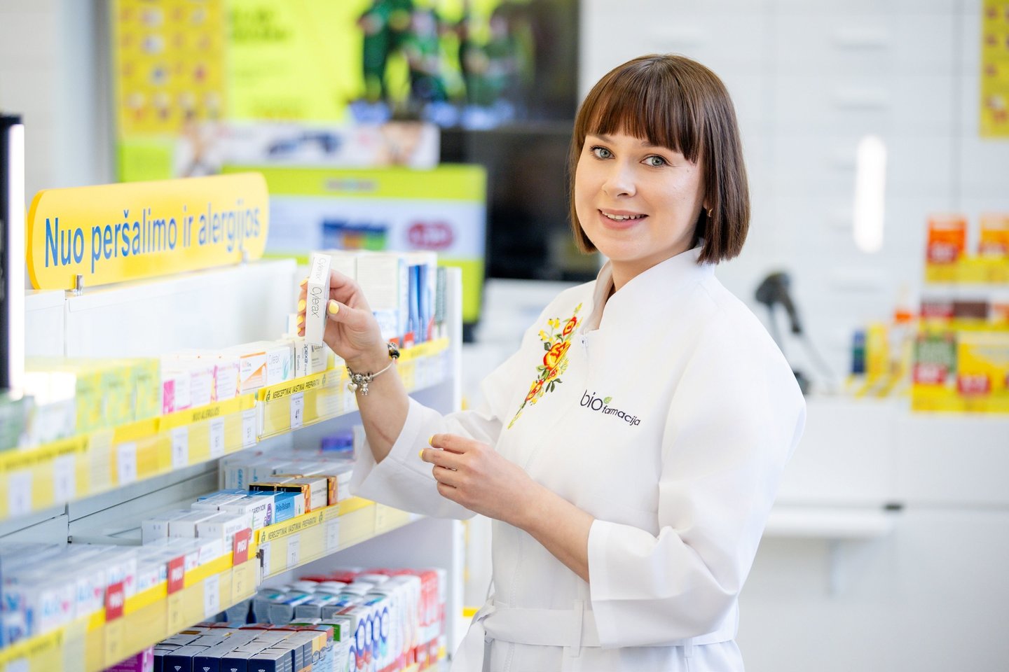 Vaistininkė Giedrė Stankevičienė<br>Pranešimo spaudai nuotr.