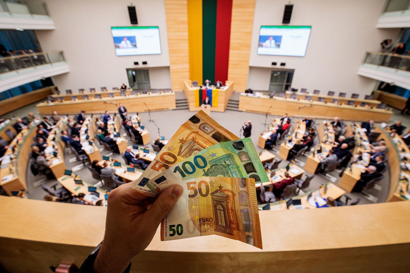 Lietuvos valstybės biudžetas.<br> ELTA / J. Elinsko nuotr.