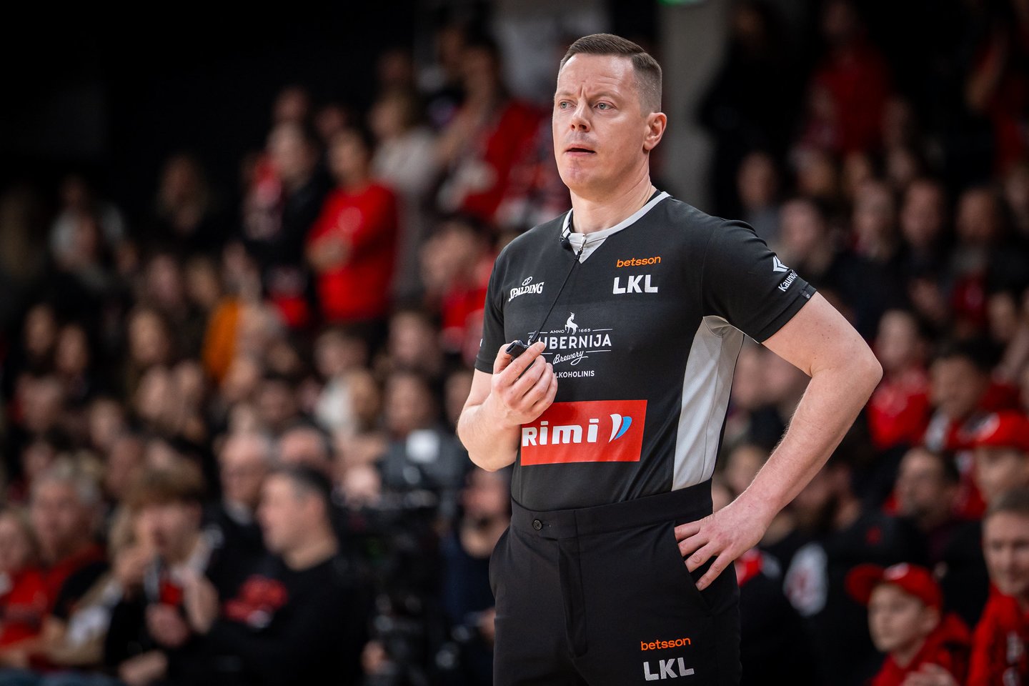 Teisėjas Artūras Šukys<br>LKL, kurią remia Betsson/R.Lukoševičiaus nuotr.
