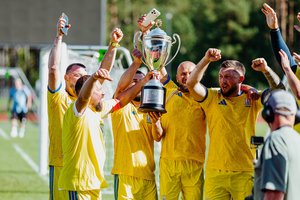 Europos žurnalistų futbolo čempionate Druskininkuose triumfavo ukrainiečiai