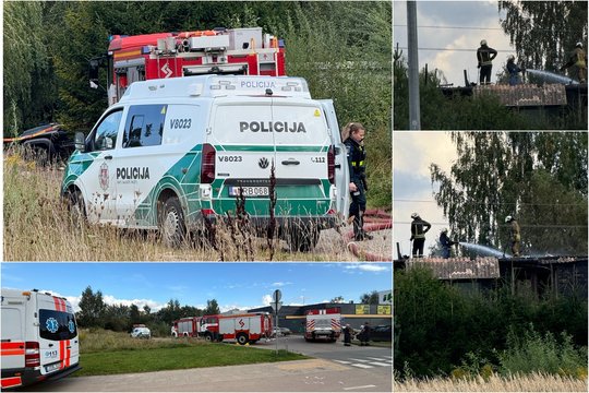 Vilniaus rajone kilęs gaisras nusinešė žmogaus gyvybę
