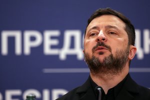 V. Zelenskis: per pastarąsias savaites Rusija du kartus atakavo mano lėktuvą