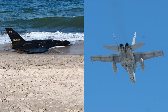 Lenkija atskleidė, kokio tipo Rusijos droną rado Baltijos jūros pakrantėje