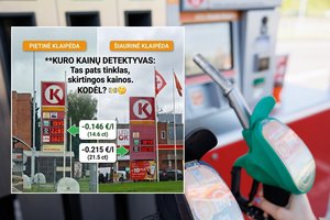 Degalų kainos įplieskė karštas diskusijas: akylesni gyventojai tą pačią dieną pastebėjo įspūdingus skirtumus