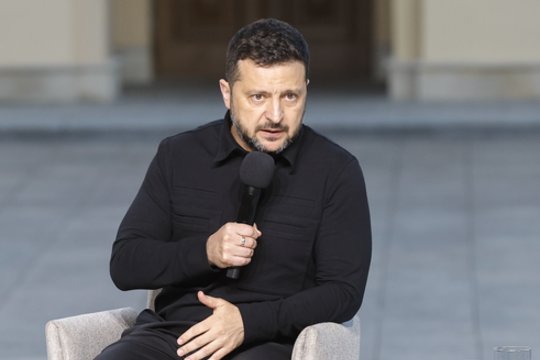 V. Zelenskio interviu: rinkimus Ukrainoje galima surengti nors ir rytoj – bet kartu neįmanoma