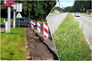Užsėjo tokią žaliąją juostą, kad pasimeta ne vienas, tačiau savivaldybė patenkinta – nieko nekeis