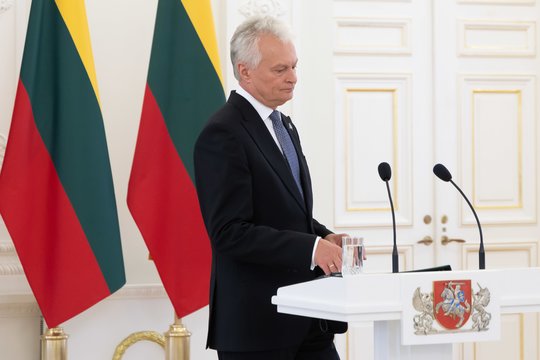 G. Nausėda apie į Lietuvos oro erdvę įskridusį objektą: „Veikiausiai tai buvo Rusijos dronas, kuris buvo skirtas Ukrainai“