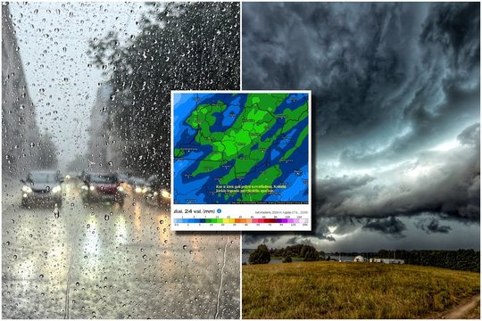 Sinoptikė įspėja – Lietuvą pasieks vienas ciklonas po kito: skelbia, kam klius daugiausia