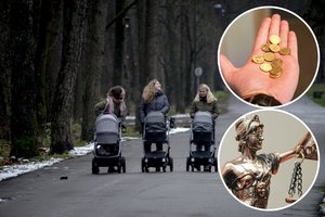 Keturių vaikų tėvas alimentų nemokėjo metų metus: istorijos atomazga paaiškėjo teisme