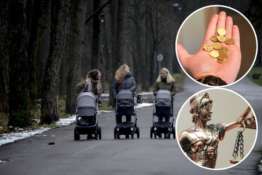  Keturių vaikų tėvas alimentų nemokėjo metų metus: istorijos atomazga paaiškėjo teisme
