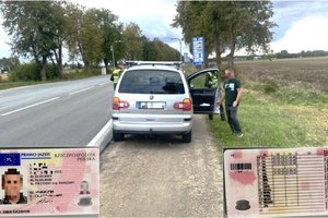 Latvis pasieniečiams pateikė lenkišką vairuotojo pažymėjimą, kuris Lenkijoje jam niekada nebuvo išduotas