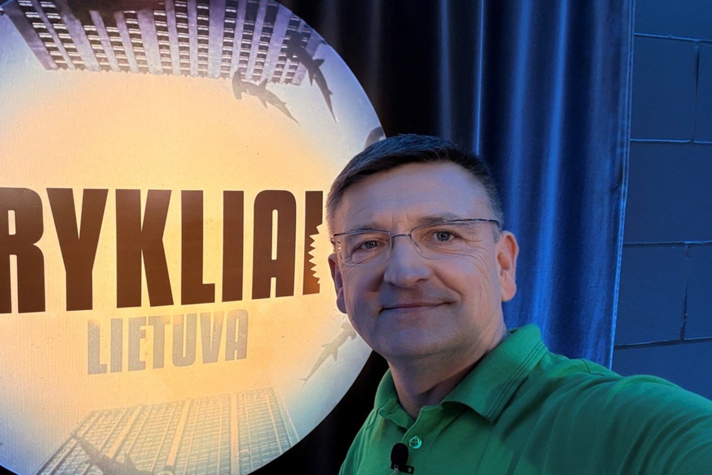 Žydrūnas Kondrotas „Ryklių“ projekte.<br>Nuotr. iš asmeninio archyvo.