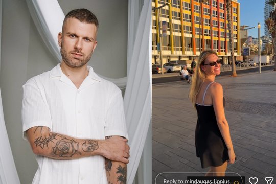 Mindaugas Lipnius užminė mįslę: kas ta moteris, kartu su juo kelionėje?