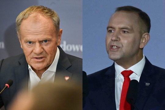 Lenkijoje – ginčas tarp D. Tusko ir K. Nawrockio