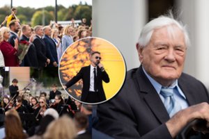 Netrukus 100-metį minėsiantis V. Adamkus pasirodė Kaune: atidarė ypatingą renginį