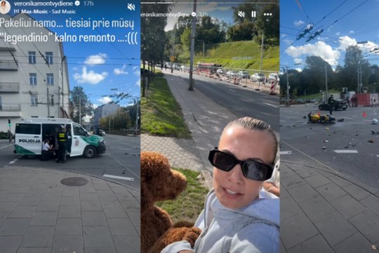 Avarijos liudininke tapusi V. Montvydienė neslėpė pasipiktinimo: dėmesį atkreipė į problemą