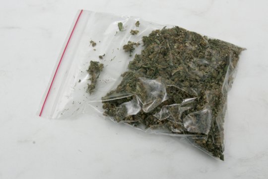 Panevėžyje policija sulaikė karį, kurio kišenėje rado marihuanos paketėlį 