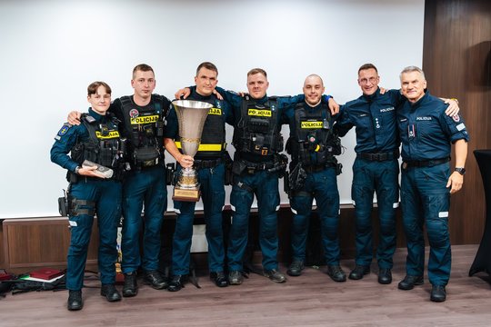 Geriausia šalies policijos komanda išrinkti sostinės pareigūnai