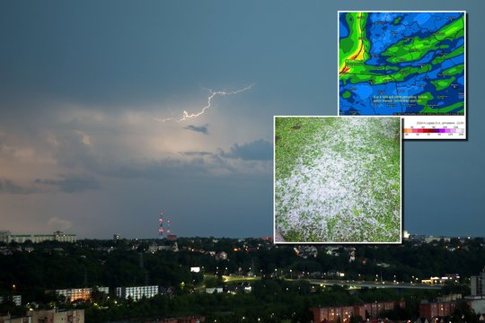 Sinoptikė atnaujino orų prognozę: įspėja ne tik dėl porcijos lietaus, bet ir perkūnijos bei ledėkų