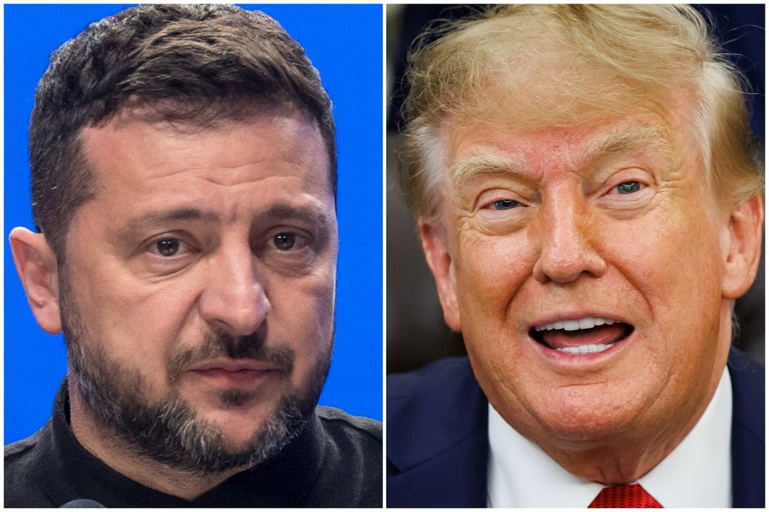 V. Zelenskis turėjo svarbų pokalbį su D. Trumpu: kas žinoma