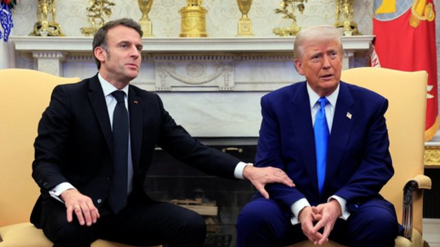 E. Macrono darbotvarkėje – susitikimai su D. Trumpu ir V. Zelenskiu