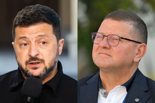 Atskleidė, kodėl slaptame susitikime V. Zelenskis atsisakė rengti rinkimus